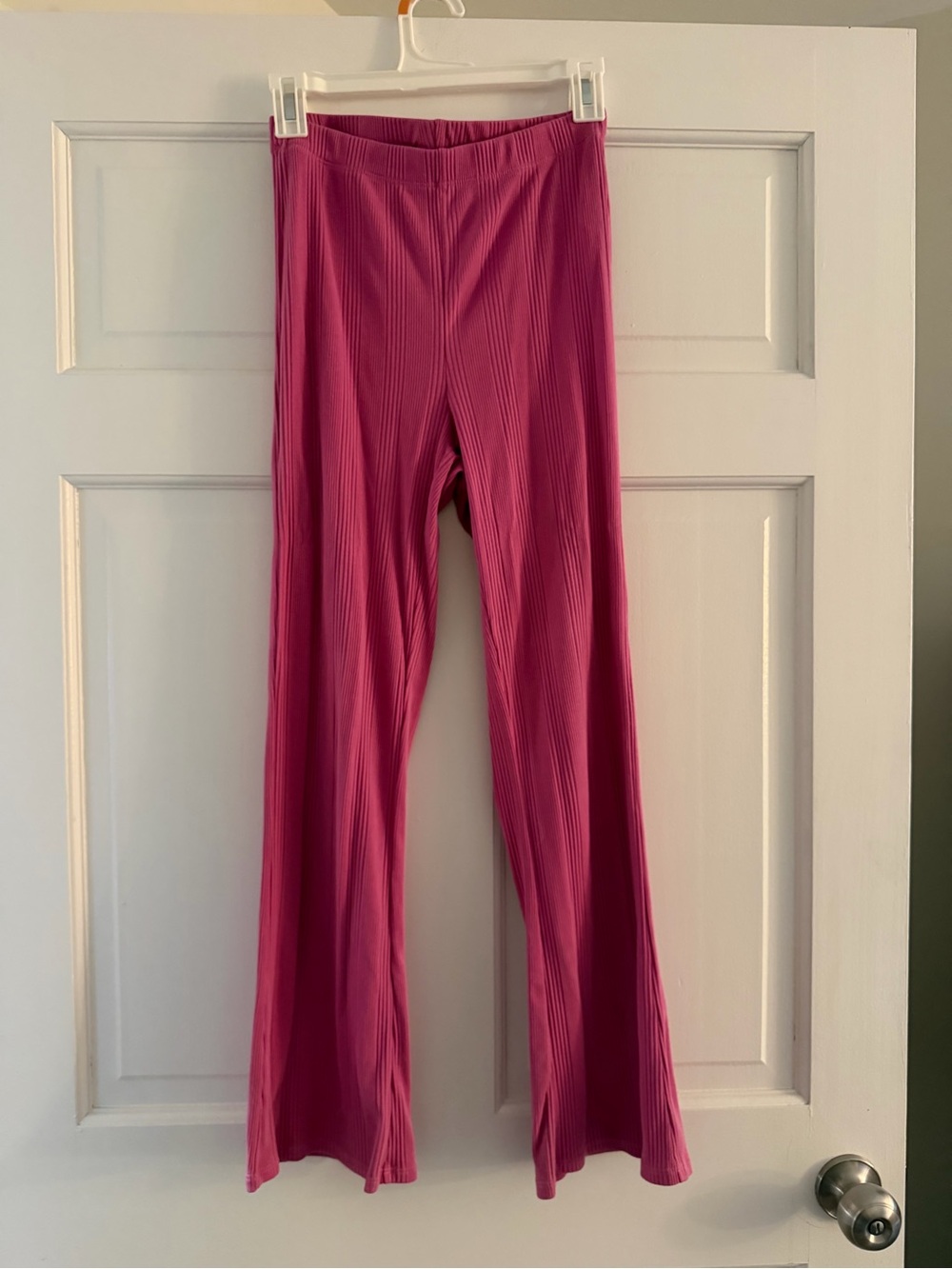 Aerie High Waisted Kick Flare Leggings - pink